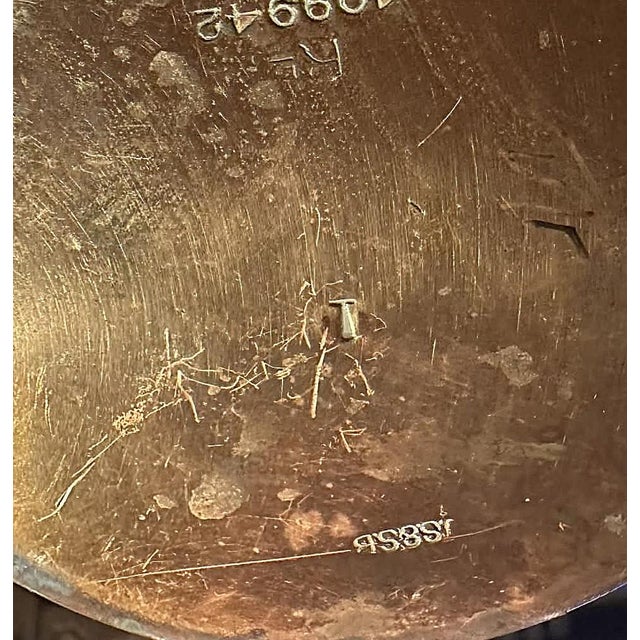 Metal Antique English Arts & Crafts Handcrafted Copper Pitcher For Sale - Image 7 of 8