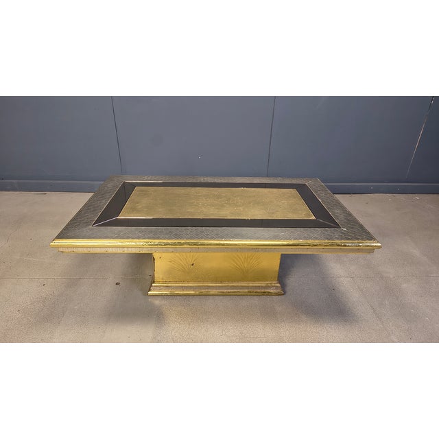 Etched Brass Coffee Table from Gony Nava, 1970s For Sale - Image 10 of 13