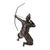 Japanese Bronze Figure of Samurai Archer, 1800s For Sale - Image 4 of 8