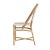Traditional Tobias Outdoor Rattan Bistro Dining Chair, Beige & White For Sale - Image 3 of 6