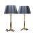 Gerald Thurston for Stiffel Mid Century Brass Rocket Table Lamp - Pair Each lamp measures: 19 wide x 19 deep x 35 inches...
