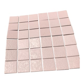 Vintage Mid Century Ceramic Floor Tile Nuance Color Nuf Made in Japan Nos Latco For Sale