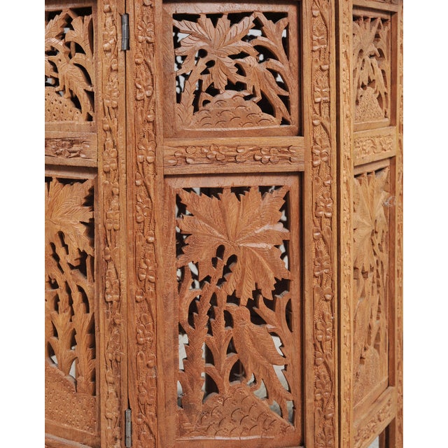 Moorish Style Carved Teak Inlaid Round Tabouret Drink Table For Sale - Image 11 of 18