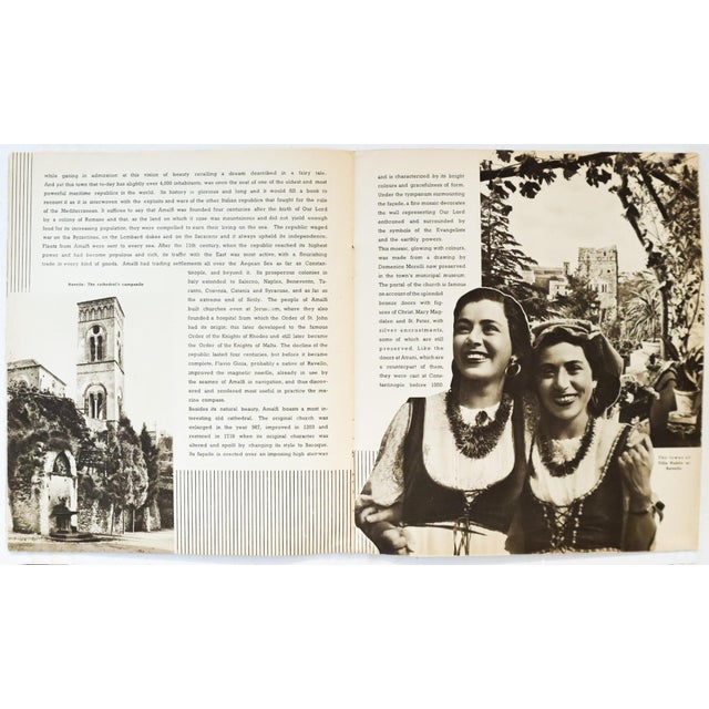 Italian 1937 Italian Travel and Tourism Pamphlet, Amalfi For Sale - Image 3 of 4