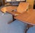 European Mid Century Modern Extending Oval Teak Dining Table W/ Butterfly Leaf & Whale Fin Pedestal Base by G-Plan Furniture, Uk c.1960 For Sale - Image 11 of 14