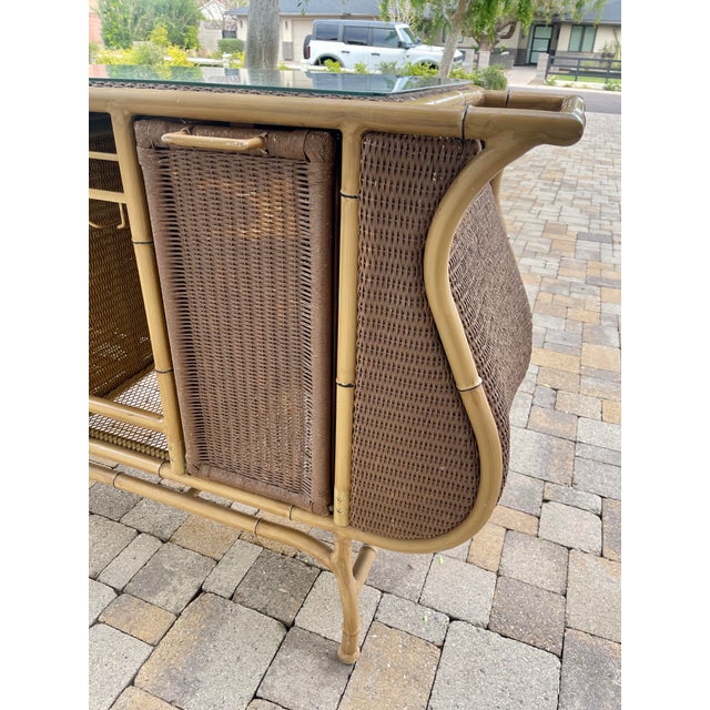 Wood Vintage Tiki Bar For Sale - Image 7 of 12