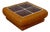 1970s Nuvolone Leather Coffee Table For Sale