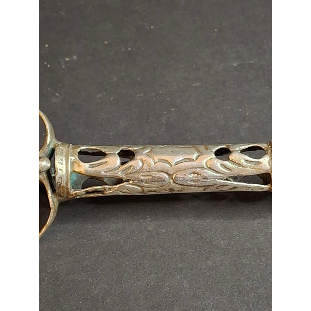 Large Antique Vintage Russian 84 Silver Torah Pointer Yad 13.75" Composite 121g For Sale - Image 14 of 18