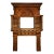 Antique Carved Oak Mantel For Sale