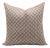 Fabdivine Handcrafted Block Print Cushion Cover 24x24 Inch Linen Blend- Rajputana Jaal For Sale