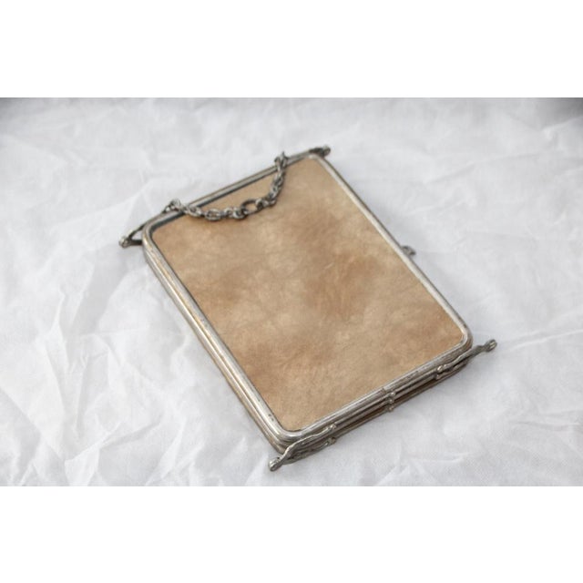 Vintage French Barber Mirror, 1950s For Sale - Image 9 of 16