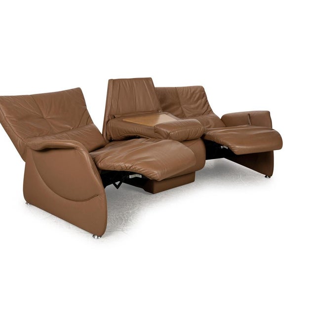 Trapez Leather Three-Seater Sofa from Himolla For Sale - Image 4 of 15
