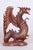 Original Asian Dragon Statue in Lacquered Wood, 1930s For Sale - Image 9 of 11