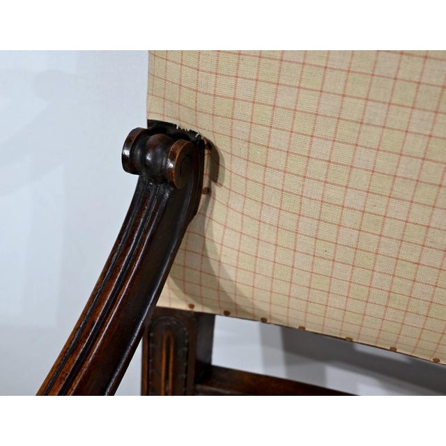 Renaissance Style Walnut Armchair For Sale - Image 9 of 18