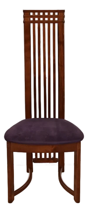 Frank Lloyd Wright Style Arts & Crafts High Back Side Chair or Dining Chair