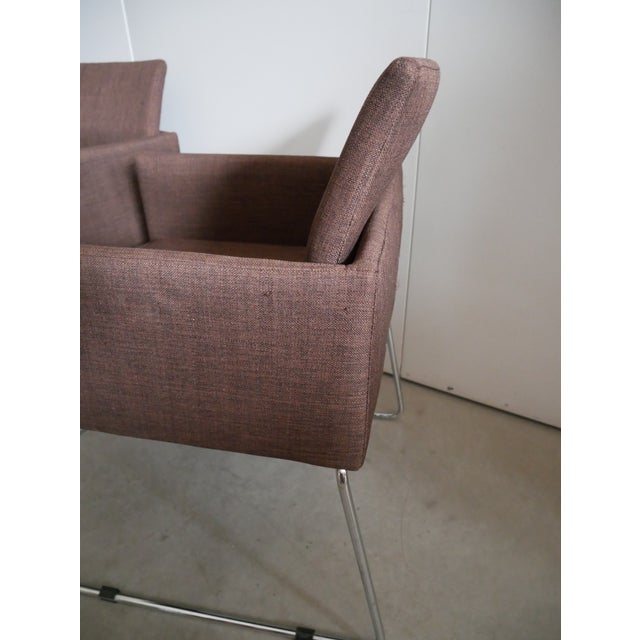 Vintage Italian Modern Armchairs in Metal, 1980s, Set of 2 For Sale - Image 11 of 15