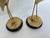 Mid Century Modern Large Brass Crane Figures on Wood Base - A Pair For Sale - Image 4 of 12