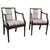 Blue Regency Elbow Chairs, Set of 2 For Sale - Image 8 of 8