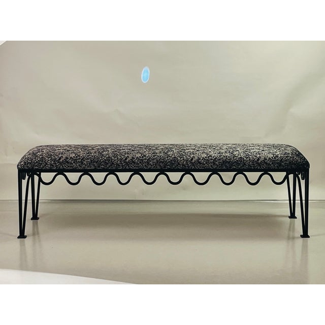 'Méandre' Bench by Design Frères in long size.