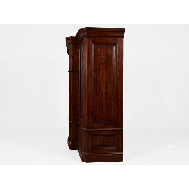 Traditional Custom Bausman Furniture Co. Grand Entertainment Center / Media Cabinet For Sale - Image 3 of 6