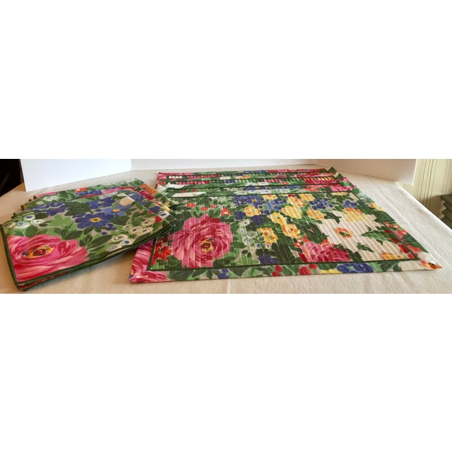 Vintage Floral Pleated Placemats & Napkins Set of 4 Chairish