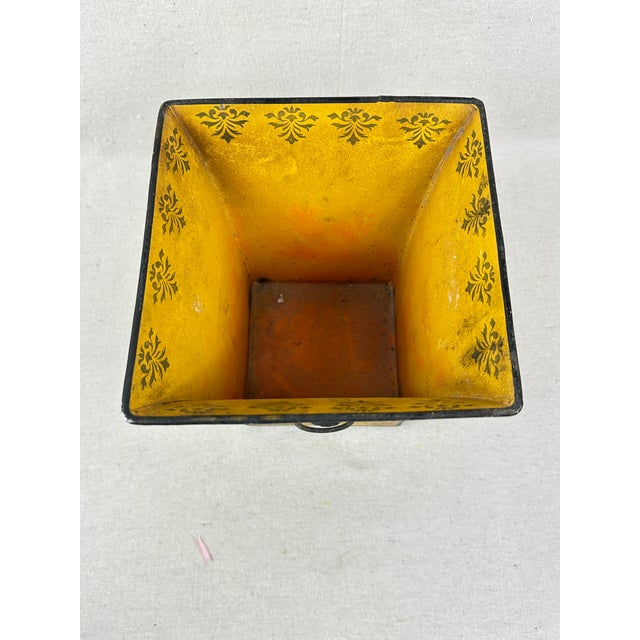 1980s Vintage Toleware Planter For Sale - Image 5 of 9