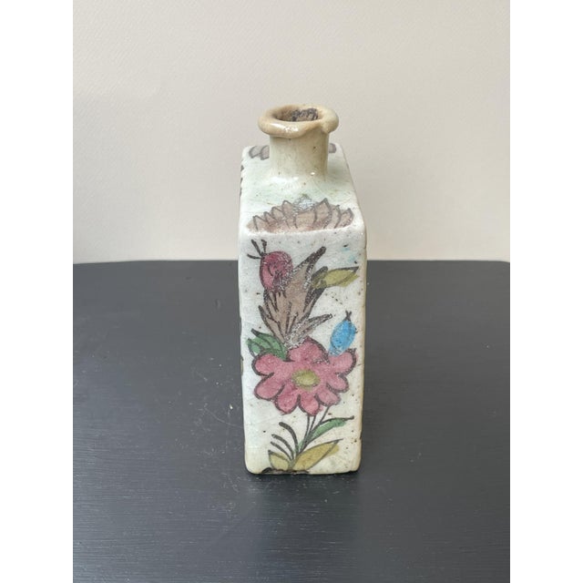 Small White Qajar Vases, Set of 2 For Sale - Image 9 of 10