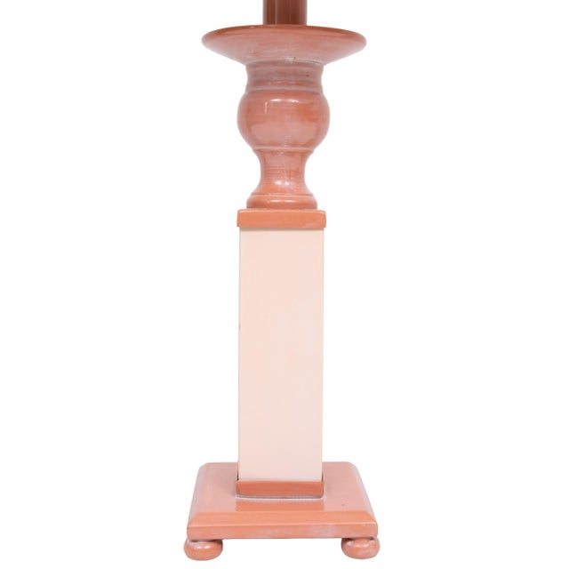 Small Classic Greek Pink Marble Table Lamps, Italy, 1980s, Set of 2 For Sale - Image 4 of 8