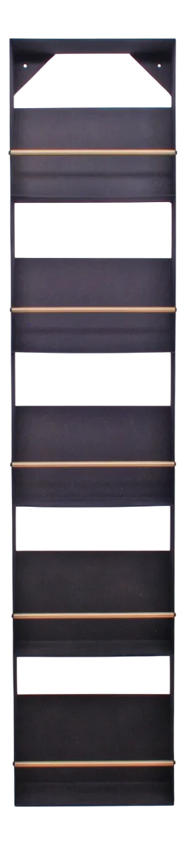 Steel and Brass Wall Shelf from Dome Deco Cosmopolitan Living, 2000s