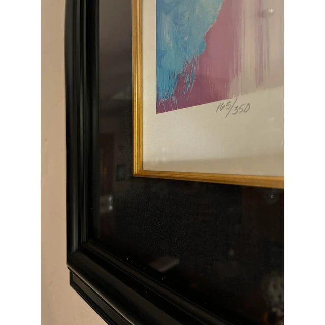 Blue Late 20th Century Peter Max, "Liberty Head" Serigraph Ini Color, Signed For Sale - Image 8 of 11