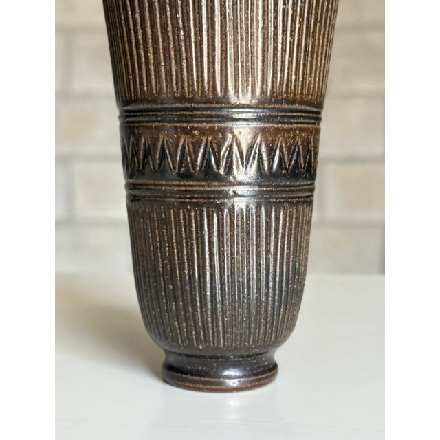 Mid-Century Modern 1950s Arthur Andersson Vase for Wallåkra, Sweden For Sale - Image 3 of 6