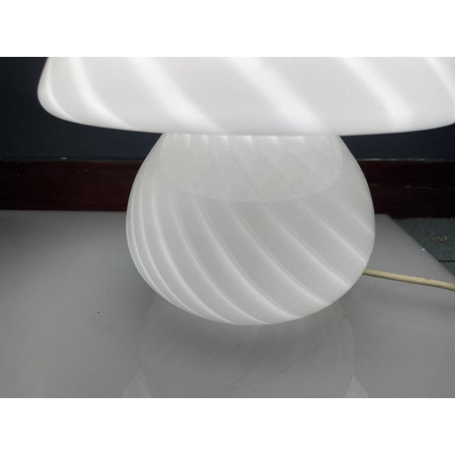 Murano Glass Mushroom Table Lamps by Paolo Venini, 1970s, Set of 3 For Sale - Image 3 of 10