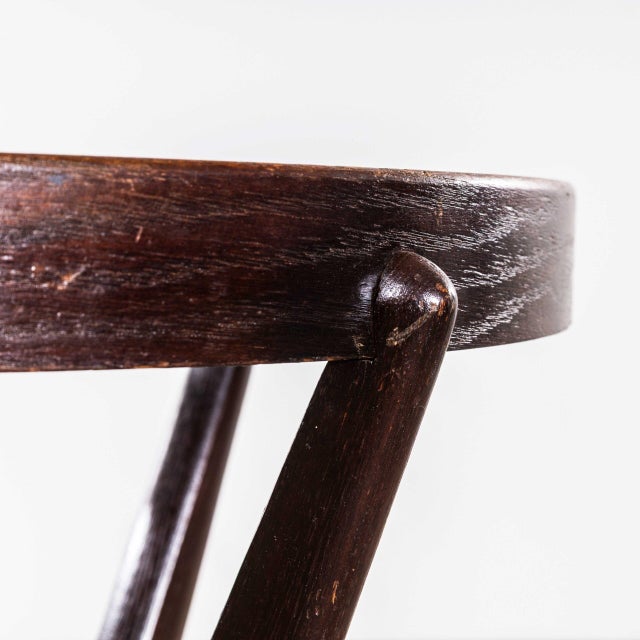 1950s Round Glass Occasional Table by Kozelka and Kropacek for Interieur Praha, 1950s For Sale - Image 5 of 8