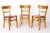 Mid-Century Frankfurter Chairs in Beech, 1970s, Set of 3 For Sale - Image 6 of 10