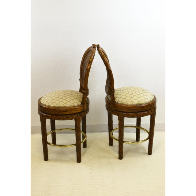 French Country Counter Stools a Pair Chairish