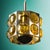 Vintage Pendant Lamp with Amber Glass and Bubble Design from Temde, 1960s For Sale - Image 4 of 6