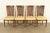 French Henredon French Regency Louis XVI Carved Walnut Cane Back Dining Chairs, Set of Four For Sale - Image 3 of 15
