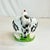 White Mid-Century Americana Arts & Crafts Farmhouse Ceramic Chicken Planter. For Sale - Image 8 of 9