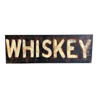 Whiskey Sign For Sale