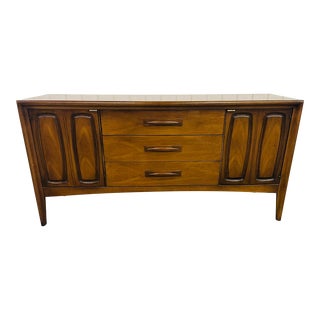 Mid-Century Broyhill Emphasis Walnut Server For Sale