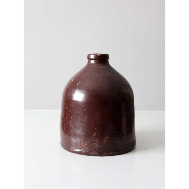 Ceramic Antique Stoneware Jug For Sale - Image 7 of 10