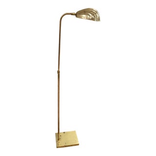 Mid Century Brass Floor Lamp For Sale