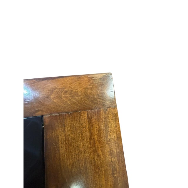 Sienna Vintage Chinese Campaign Style Walnut Server Cabinet For Sale - Image 8 of 12