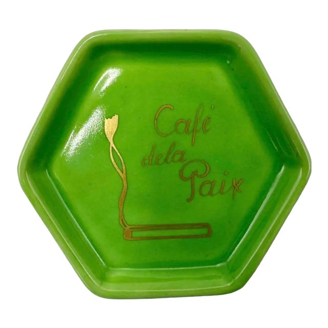Vintage Café De La Paix Paris Ashtray, France For Sale