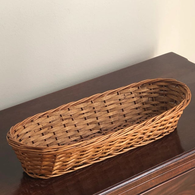 Mid-20th Century French Bread Proofing Basket For Sale - Image 4 of 12