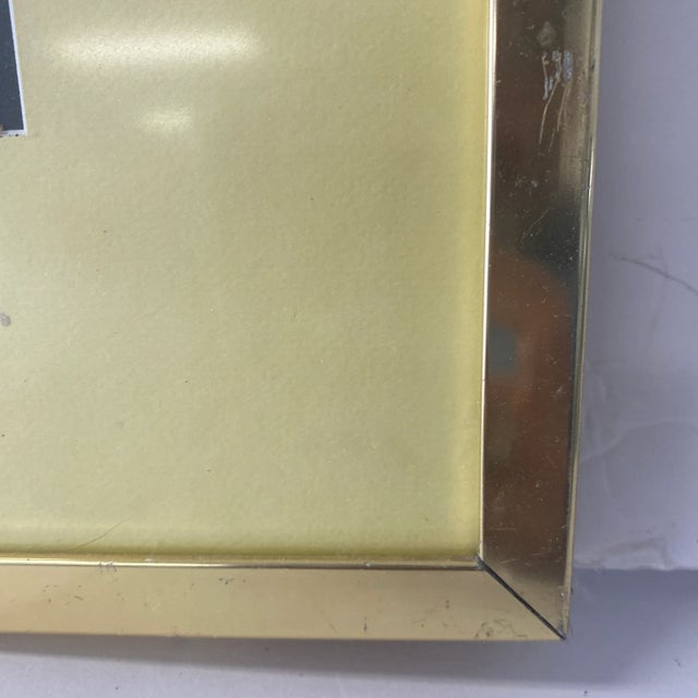 Black 1970s John Luke Eastman Abstract Serigraph, Framed For Sale - Image 8 of 12