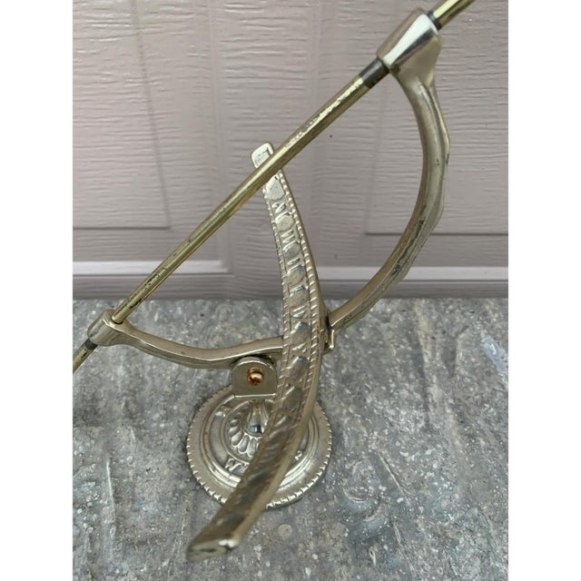 Late 20th Century Late 20th Century Classical Brass Armillary Sphere Garden Sculpture on Stand, English Estate Style For Sale - Image 5 of 12