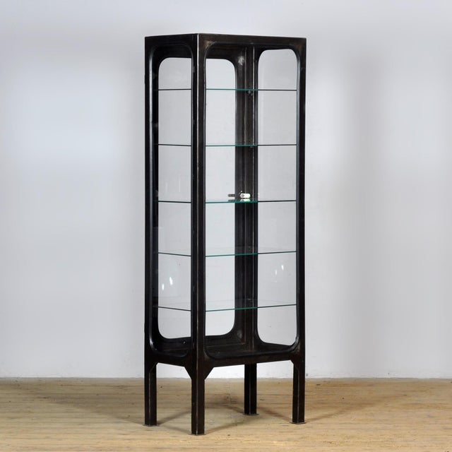 Vintage Iron Medical Cabinet, 1970s For Sale - Image 9 of 10