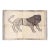 Pasargad DC Handmade Gabbeh Pictorial Lion Accent Rug For Sale