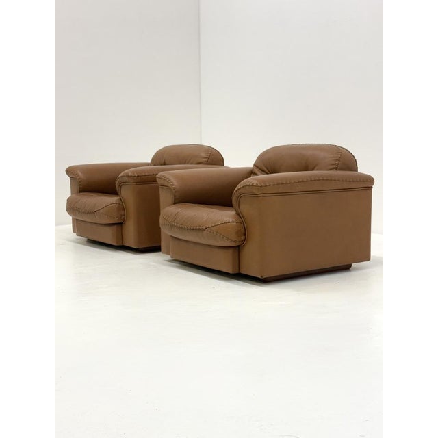 1970s Vintage Camel Brown DS-101 Armchair from de Sede, 1970s For Sale - Image 5 of 18